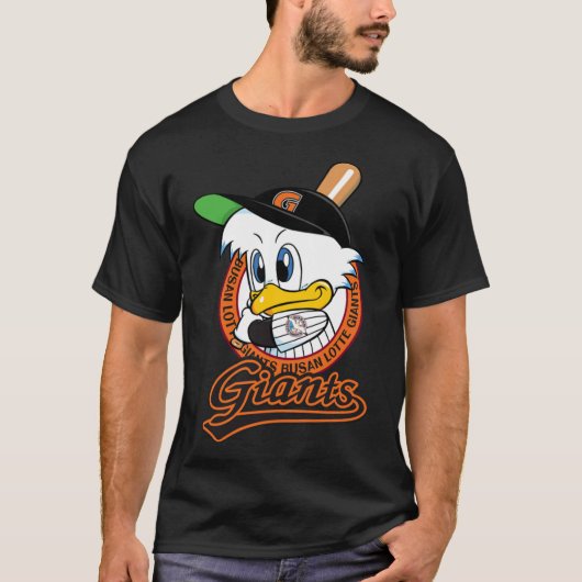 Lotte Giants Busan KBO Logo Mascot Classic T-Shirt (Voorkant)
