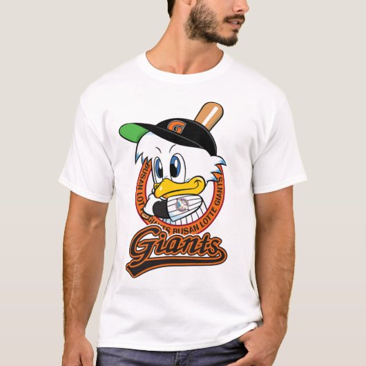  Lotte Giants Busan KBO Logo T-Shirt (Voorkant)