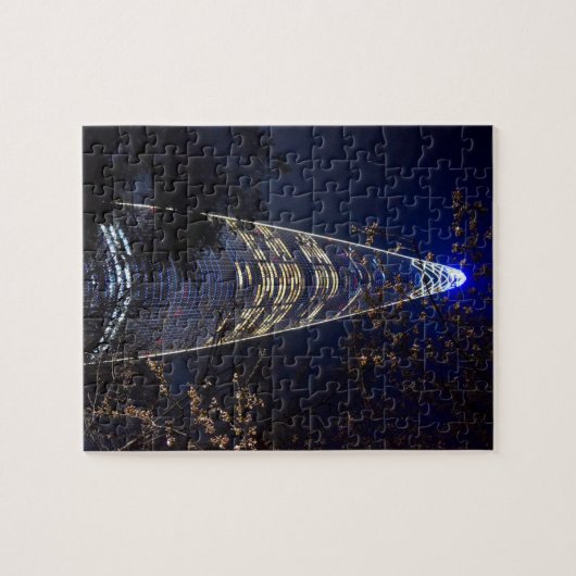 Lotte World Tower in Zuid-Korea Legpuzzel (Horizontaal)
