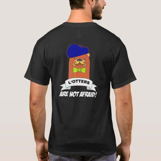Lotters zijn niet bang voor het T-shirt van het ty (Achterkant)