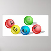 Lottery Balls Poster (Voorkant)