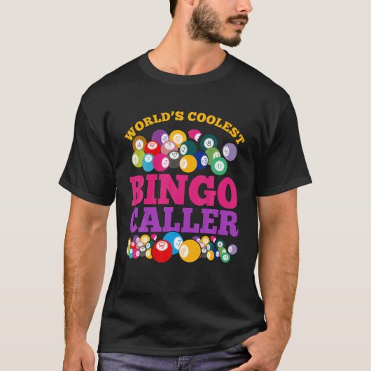 Lottery Bingo Winner Gift Worlds Coolste Bingo Cal T-shirt (Voorkant)
