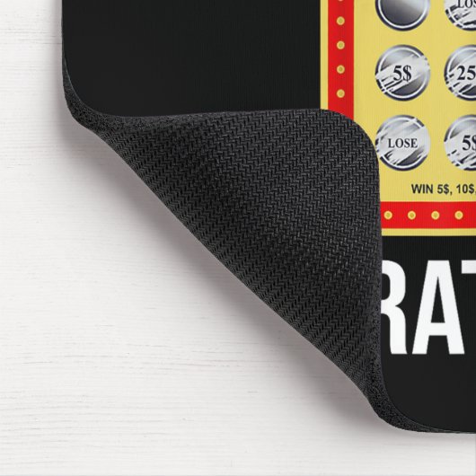 Lottery I Can't Stop Scratching - Scratch Ticket Muismat (Hoek)