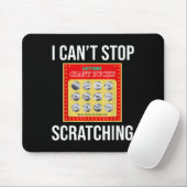 Lottery I Can't Stop Scratching - Scratch Ticket Muismat (Met muis)