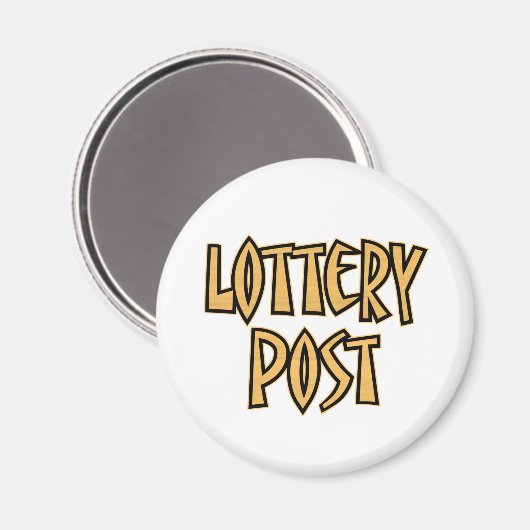 Lottery Post Magnet (Voorkant / Achterkant)