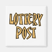 Lottery Post Magnet (Voorkant)