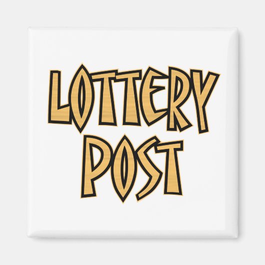 Lottery Post Magnet (Voorkant)