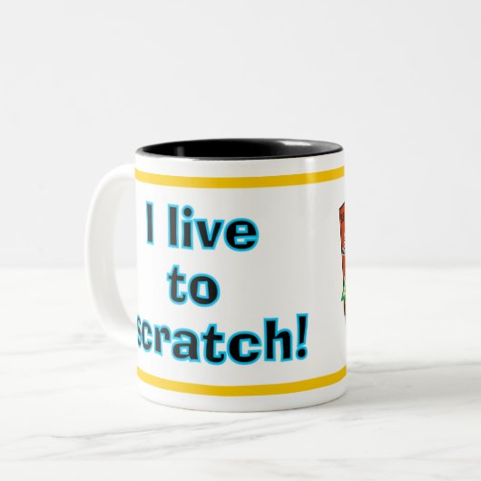 Lottery Scratch-off Mok (Voorkant links)