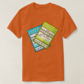 Lottery Ticket Win Winner T-shirt (Design voorkant)