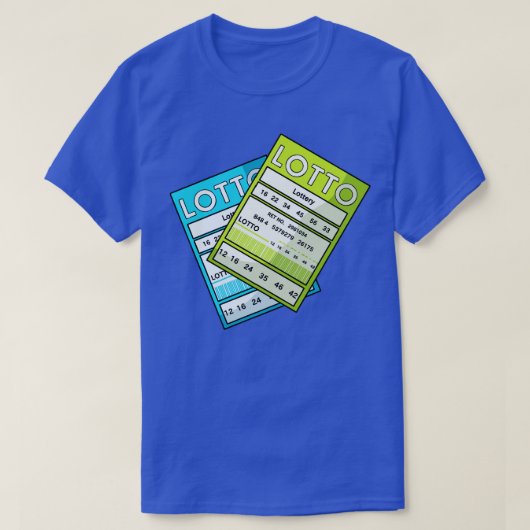 Lottery Ticket Win Winner T-shirt (Design voorkant)