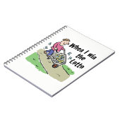 Lottery Winning Design Man met Barrow of Cash Notitieboek (Linkerzijde)