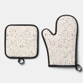 Lottie Confetti Watercolor Stippen Ovenwant & Pannenlap Set