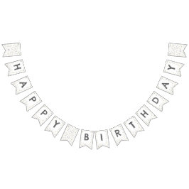 Lottie Confetti Waterverf Stippen Bunting Flag Vlaggetjes