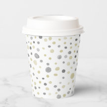 Lottie Confetti Waterverf Stippen Paper Cup