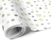 Lottie Confetti Waterverf Stippen Wrapping Paper Cadeaupapier (Rol Hoek)