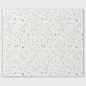 Lottie Confetti Waterverf Stippen Wrapping Paper Cadeaupapier (Vlak)