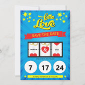 Lotto Liefde Save the Date Trouw Aankondiging (Voorkant)