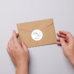 Lotto Love Lottery Scratcher Wedding Favor Ronde Sticker<br><div class="desc">Lottery Ticket Wedding Favors, Lotto Ticket Wedding Favors, Scratch off Favors, Lucky in Love, Lotto Love, for Richer or Poorer Favors. De stickers komen niet op de enveloppen - vereiste assemblage. Alles past bij de standaard $1 kras van ticket. Behoefte verschillende doopvontkleur dan wat vermeld is? Geen probleem! Gebruik het...</div>