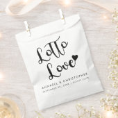 Lotto Love Lottery Ticket casino-chipkaart Bedankzakje (Geknipt)