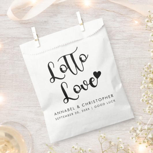 Lotto Love Lottery Ticket casino-chipkaart Bedankzakje (Geknipt)