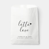 Lotto Love | Lottery Ticket minimalist Weddenschap Bedankzakje (Voorkant)