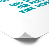 Lottogewinner Erwin Lindemann - Loriot - Funny Poster (Hoek)