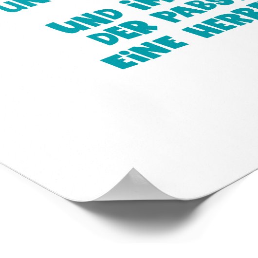 Lottogewinner Erwin Lindemann - Loriot - Funny Poster (Hoek)