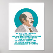 Lottogewinner Erwin Lindemann - Loriot - Funny Poster (Voorkant)