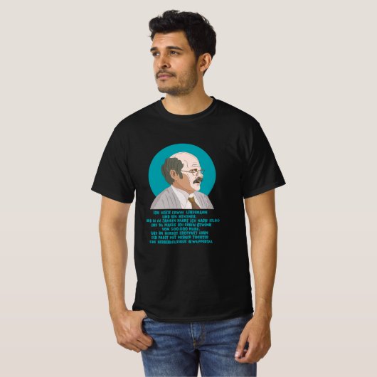 Lottogewinner Erwin Lindemann - Loriot - Lustig T-shirt (Voorkant volledig)