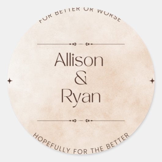 Lottokaartjeslabels Ronde Sticker (Voorkant)