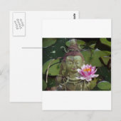 Lotus 1 en Boeddha Briefkaart (Voorkant / Achterkant)