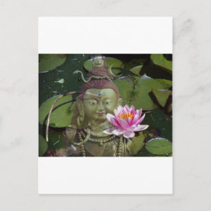 Lotus 1 en Boeddha Briefkaart