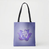 Lotus and OM symbol Tote Bag (Voorkant)