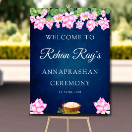 Lotus Annaprashan welkom bord Poster