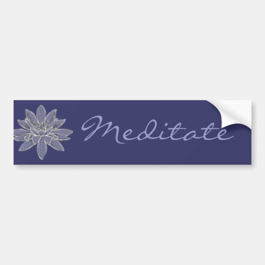 Lotus Art Bumpersticker (Voorkant)