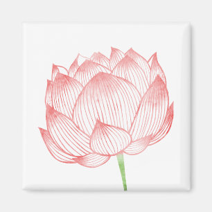 Lotus Art Magnet