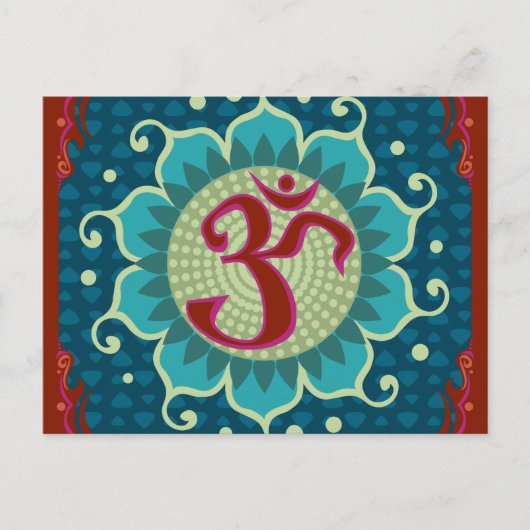 Lotus Aum - OM - Briefkaart (Voorkant)