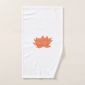 Lotus badhanddoek set - wit bad handdoek (Handdoek)