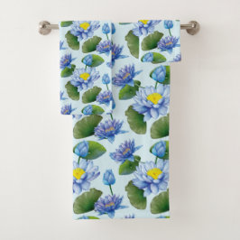Lotus Bath Towel set Bad Handdoek