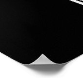 Lotus Be at Peace Funny Plant Pun Dark BG Poster (Hoek)