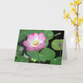 Lotus Beauty Kaart (Gele Bloem)
