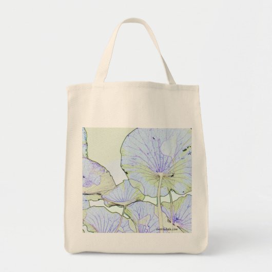 Lotus bladeren tote bag (Voorkant)