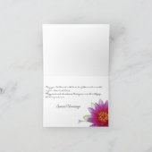 Lotus Blessings Namaste Custom Wenskaart Feestdagen Kaart (Binnen)