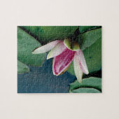 Lotus Bloem 8x10 Fotopuzzel met geschenkdoos Legpuzzel (Horizontaal)