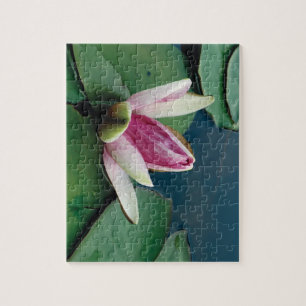 Lotus Bloem 8x10 Fotopuzzel met geschenkdoos Legpuzzel
