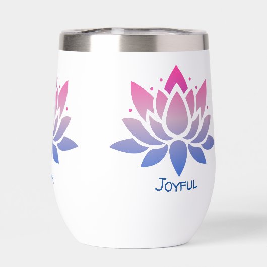Lotus bloem aangepaste tekst (Achterkant)