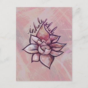  Lotus Bloem Bloesem Lotus Bloemen Bloesems       Briefkaart