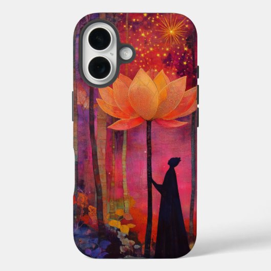 Lotus bloem en engelachtig Case-Mate iPhone case (Achterkant)