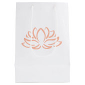 Lotus Bloem Gift Bag: Zen Gift Bag Medium Cadeauzakje (Achterkant)