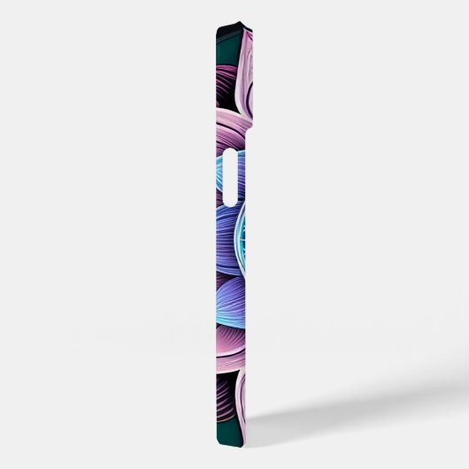 Lotus Bloem Heilige Geometrie Keelchakra Reiki Case-Mate iPhone Case (Achterkant / Rechts)